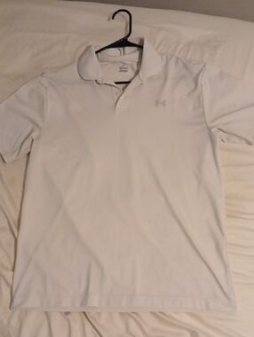 Under Armour Men's White Performance Polo